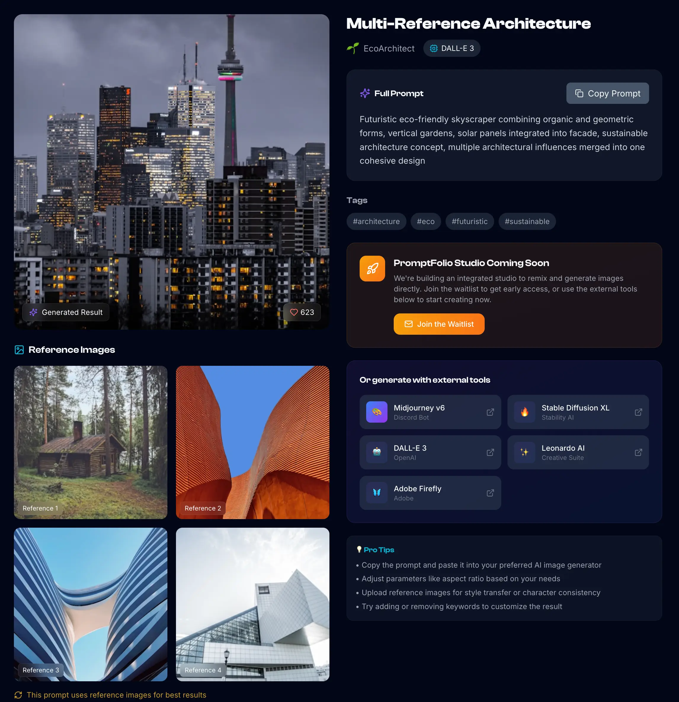 PromptFolio Remix Feature Demo